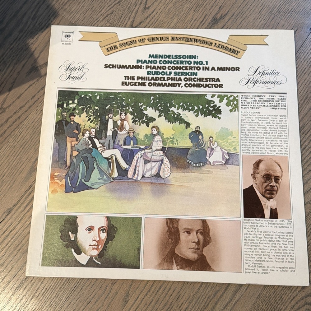 Sound of Genius Masterworks - Mendelssohn / Shumann Piano Concertos Serkin, Orma
